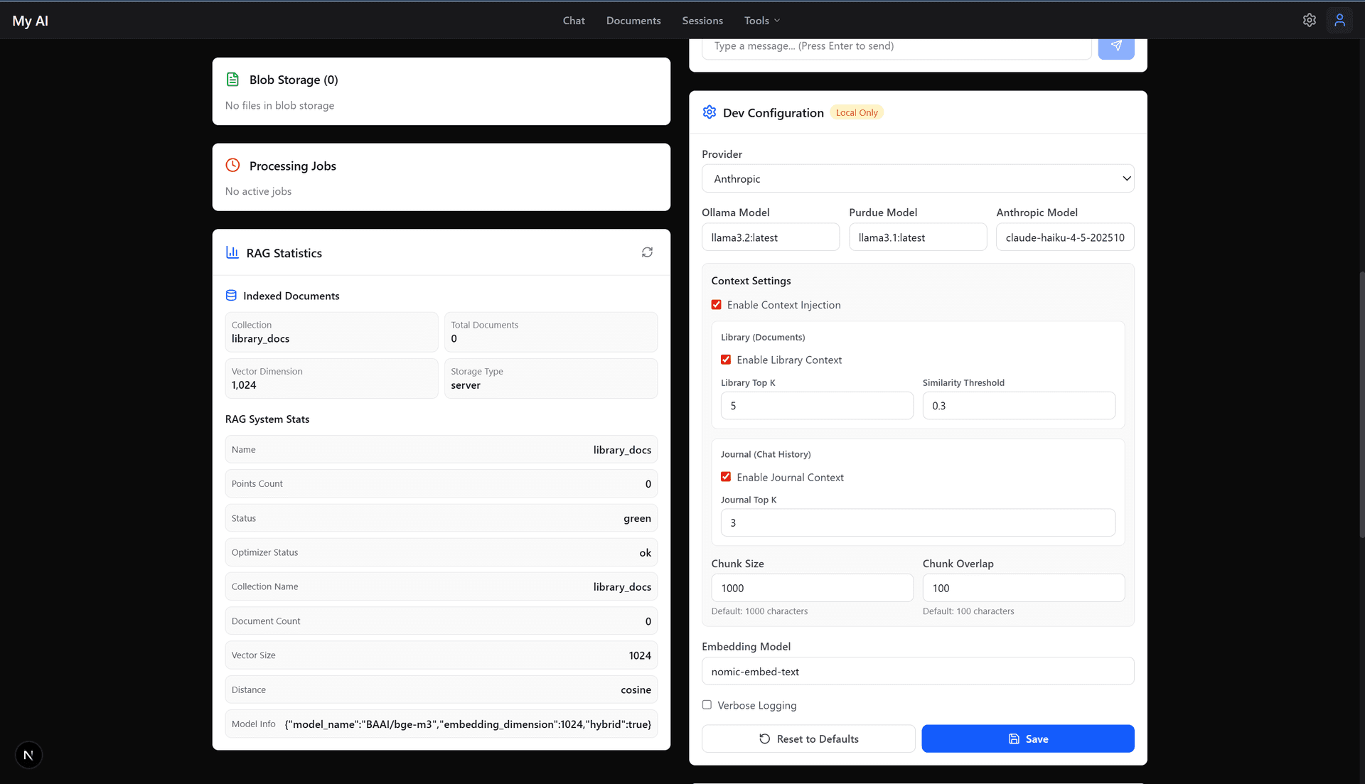 Developer tools and configuration